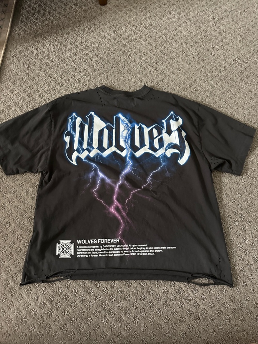 Darc Sport Wolves Forever Darc Grey Graphic Tee
